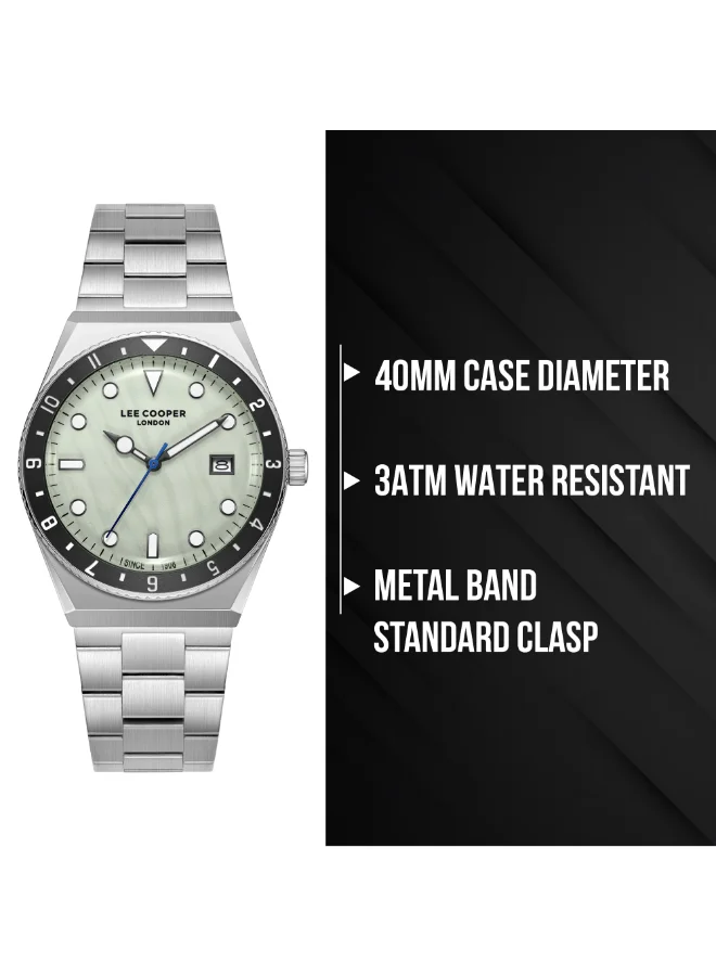 Lee Cooper  Men's METAL Analog Watch LC08284.300 - 40 mm for Men | Best Price UAE